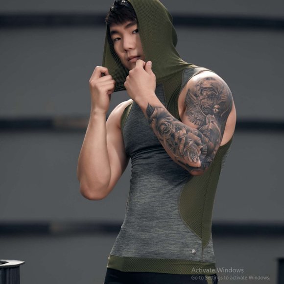 GIGO NIRVANA GREEN HOODY SHIRT - Picture 5 of 6